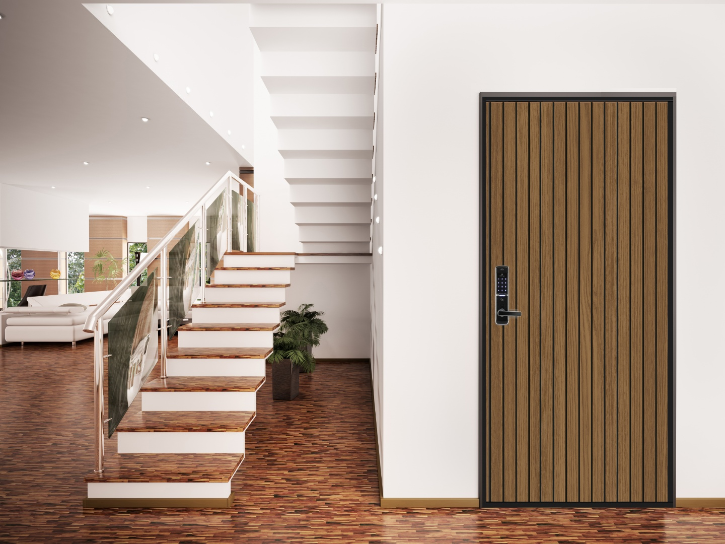 Natural premium door 실내 적용 이미지